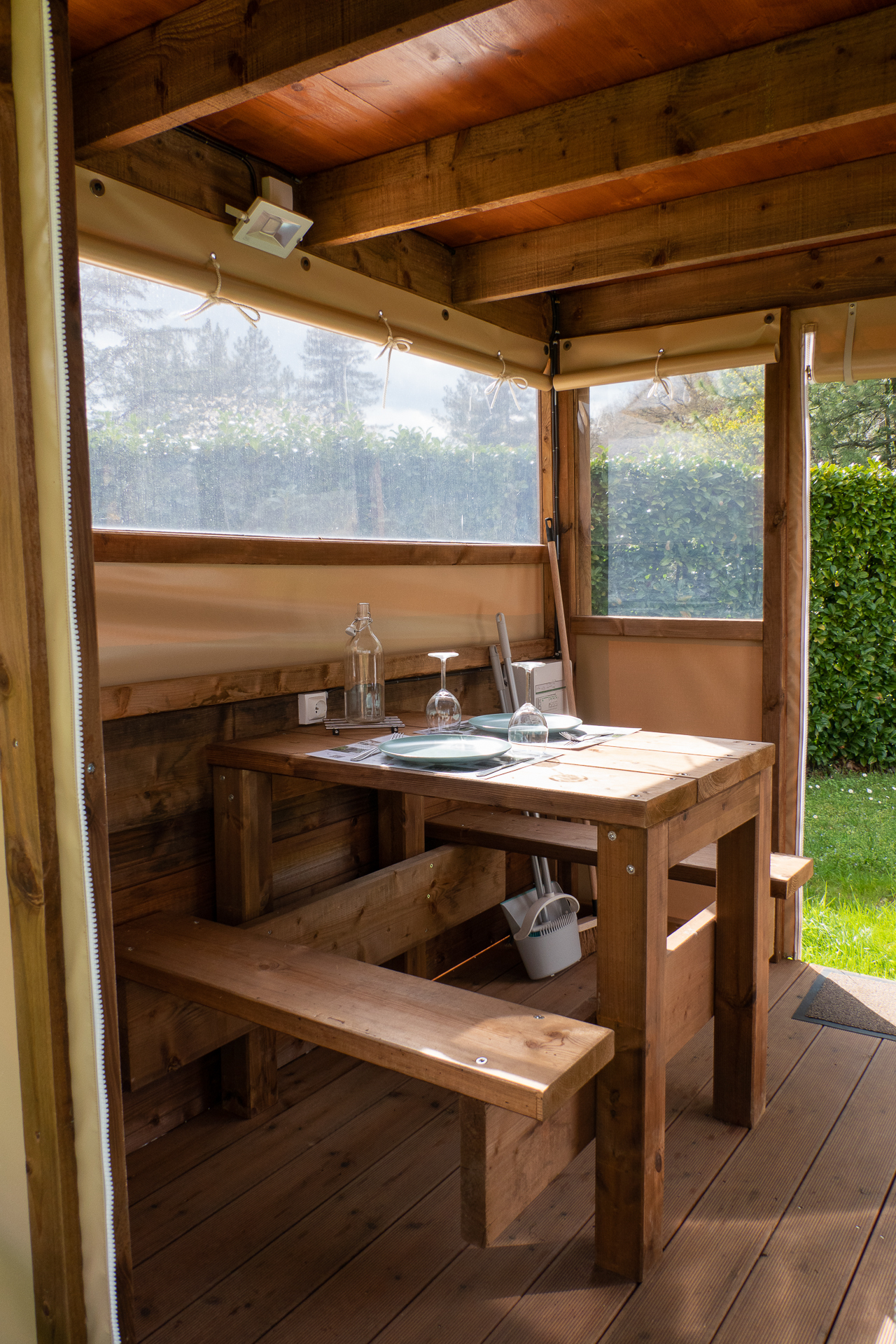 Lodge Bivouac intérieur - Camping des Rives du Loing