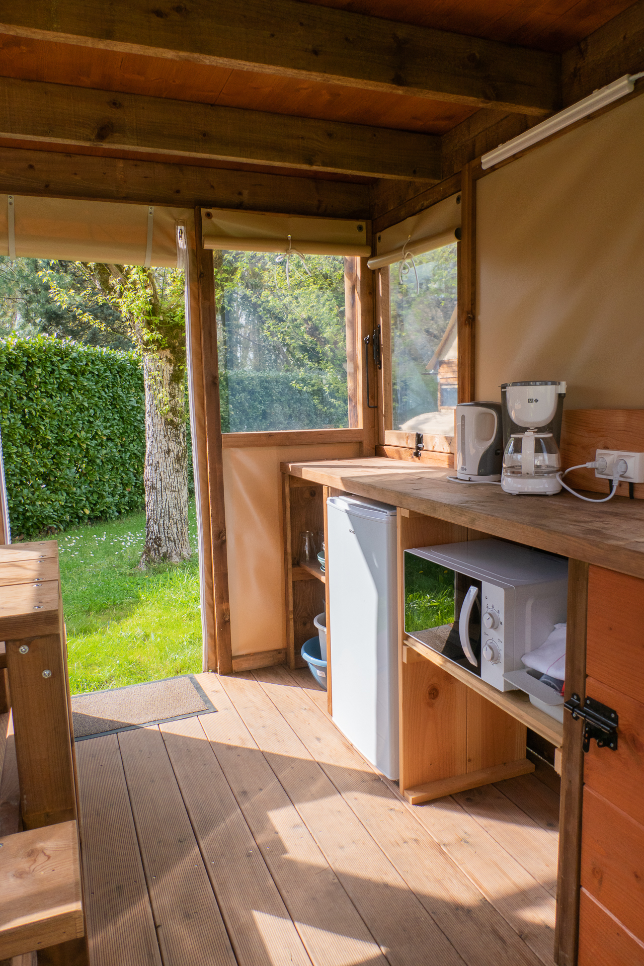 Lodge Bivouac intérieur - Camping des Rives du Loing